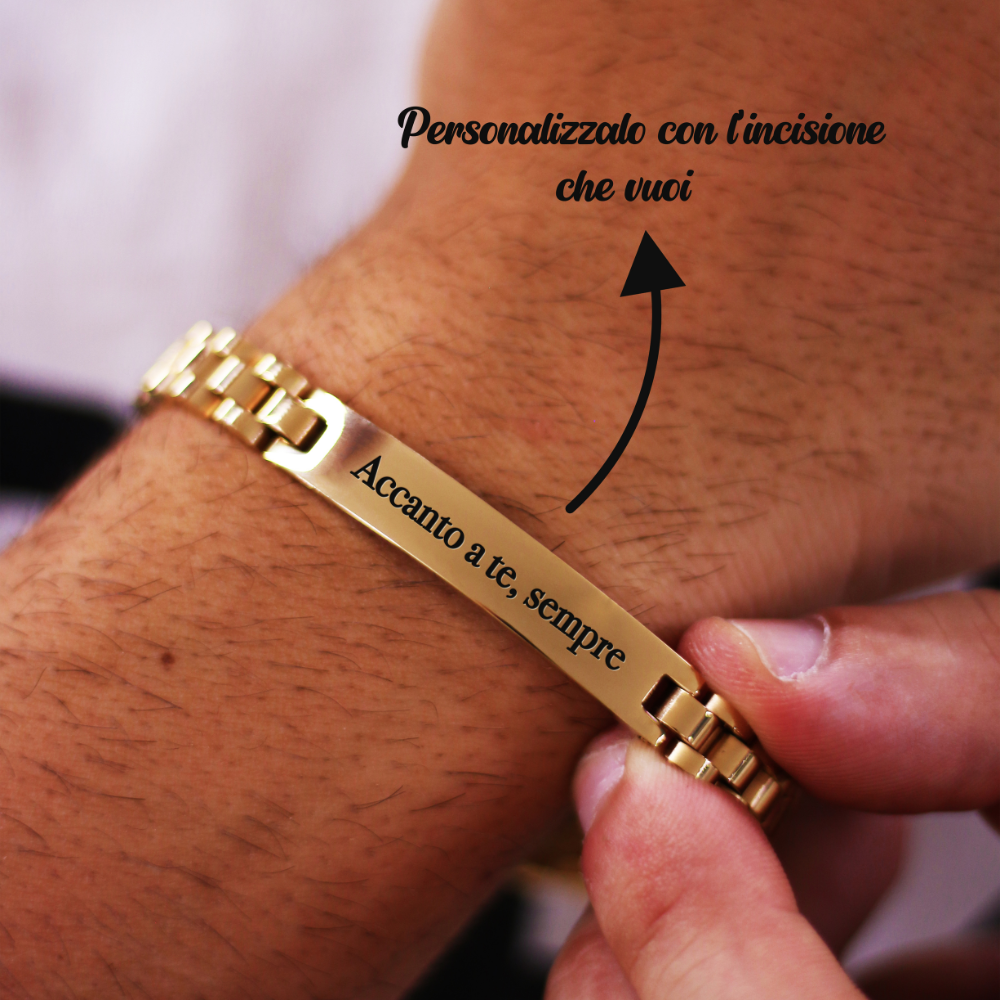 Bracciale Personalizzato Maglia Orologio Luxury