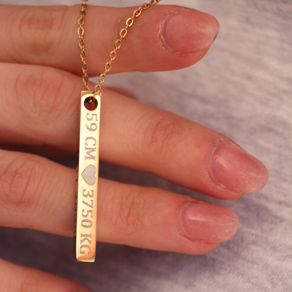 Collana Nascita 3D Personalizzata