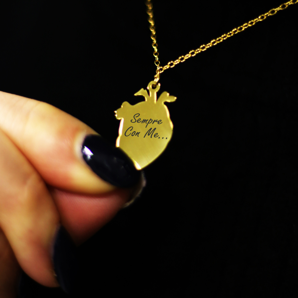 Collana Cuore Anatomico Personalizzata