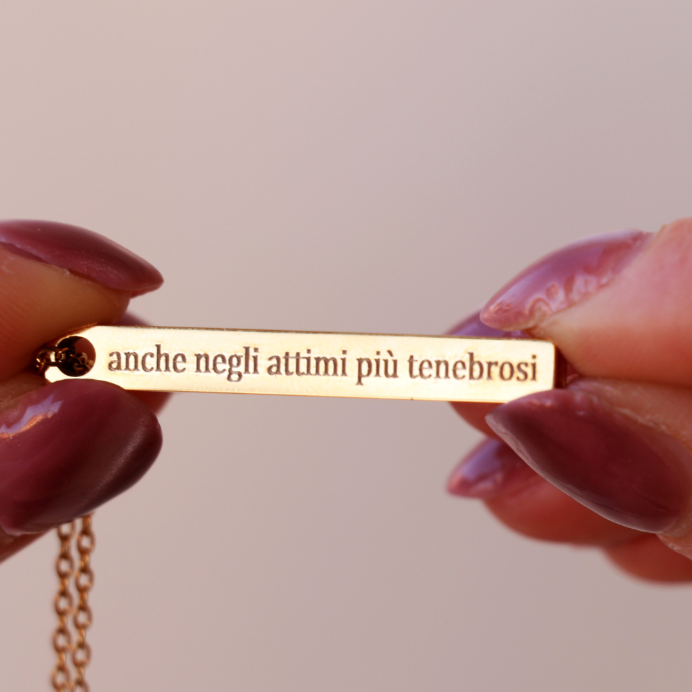 Collana Prisma ~ Frase Silente (HP)