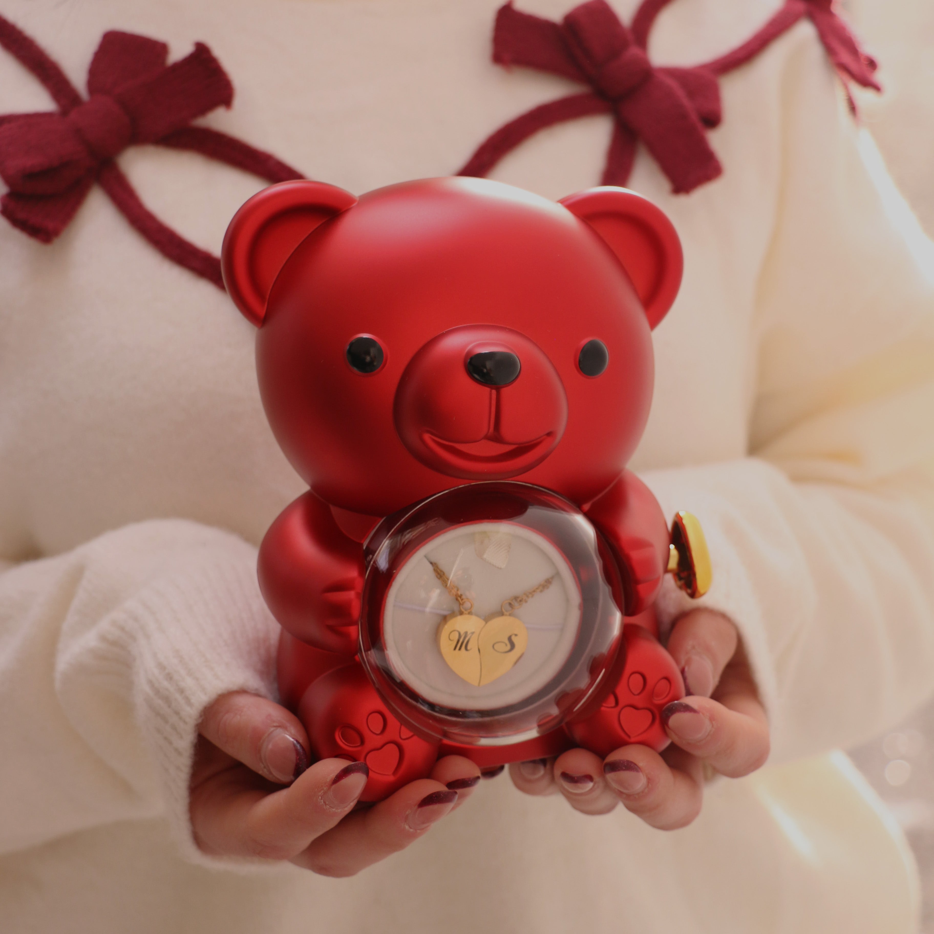 Collana Cuore Spezzato Personalizzata (2 Catenine)