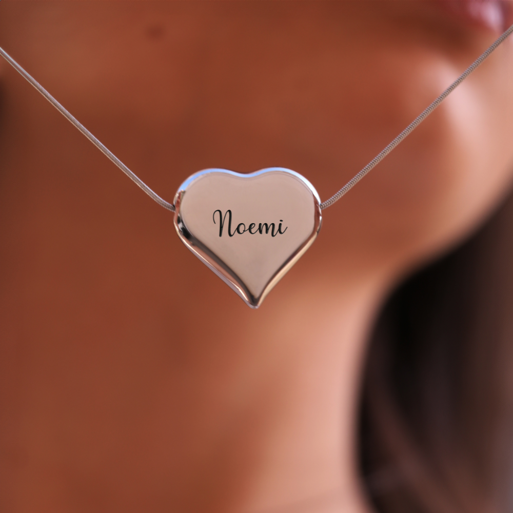 Collana Cuore Mio Con Incisione Personalizzata