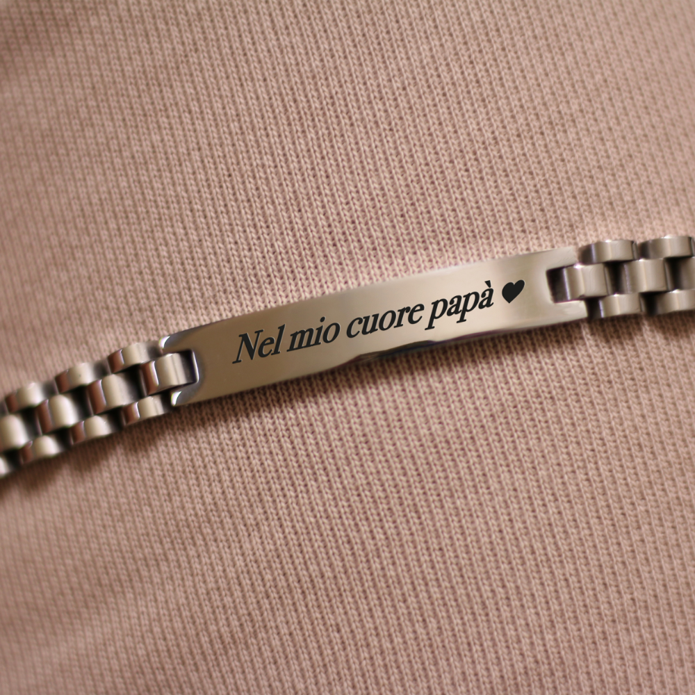 Bracciale Personalizzato Maglia Orologio Luxury