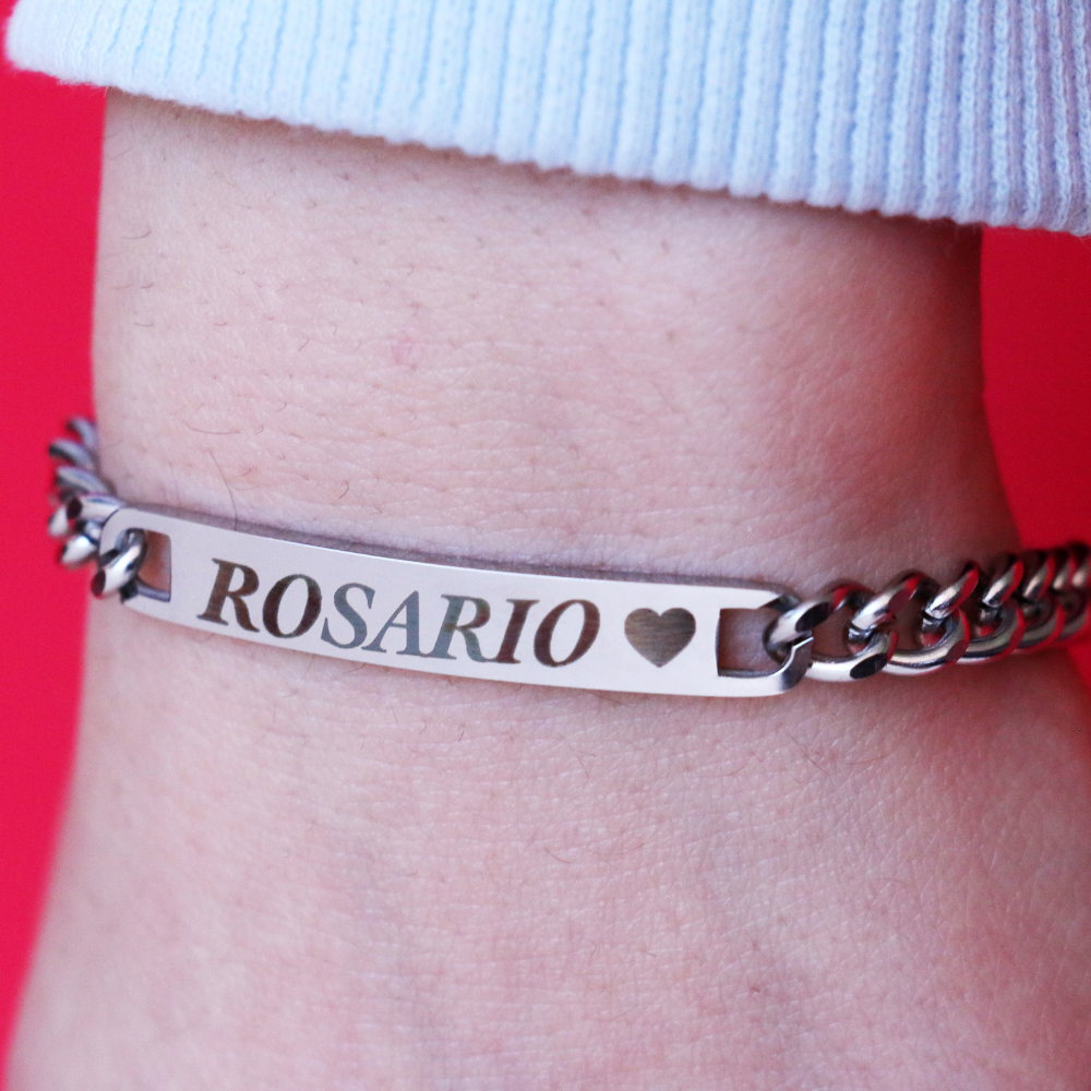 Coppia Di Bracciali Amore Eterno Personalizzati Con Incisione