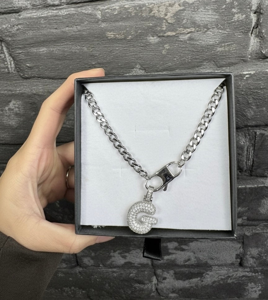 Collana Glamour con lettera
