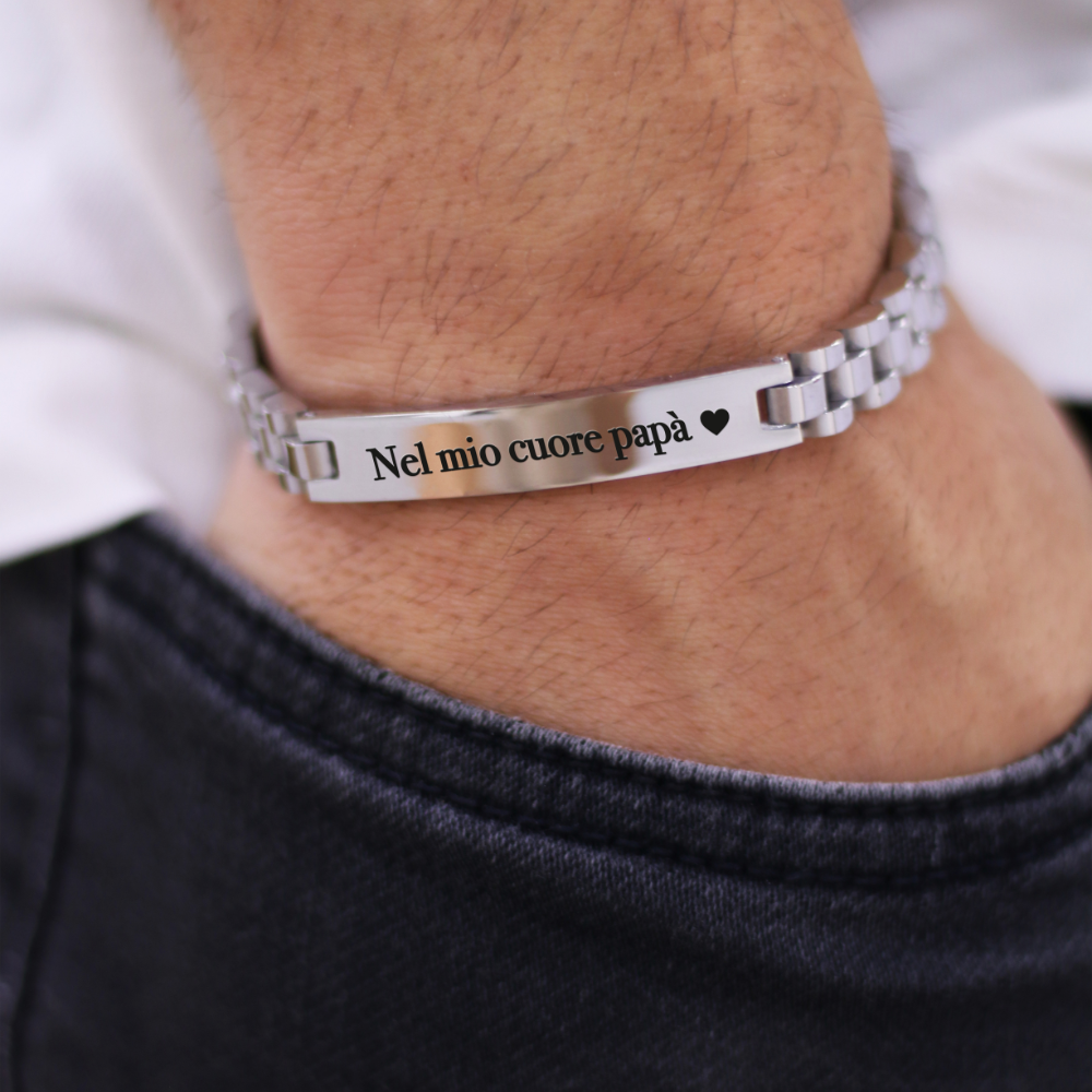 Bracciale Personalizzato Maglia Orologio Luxury